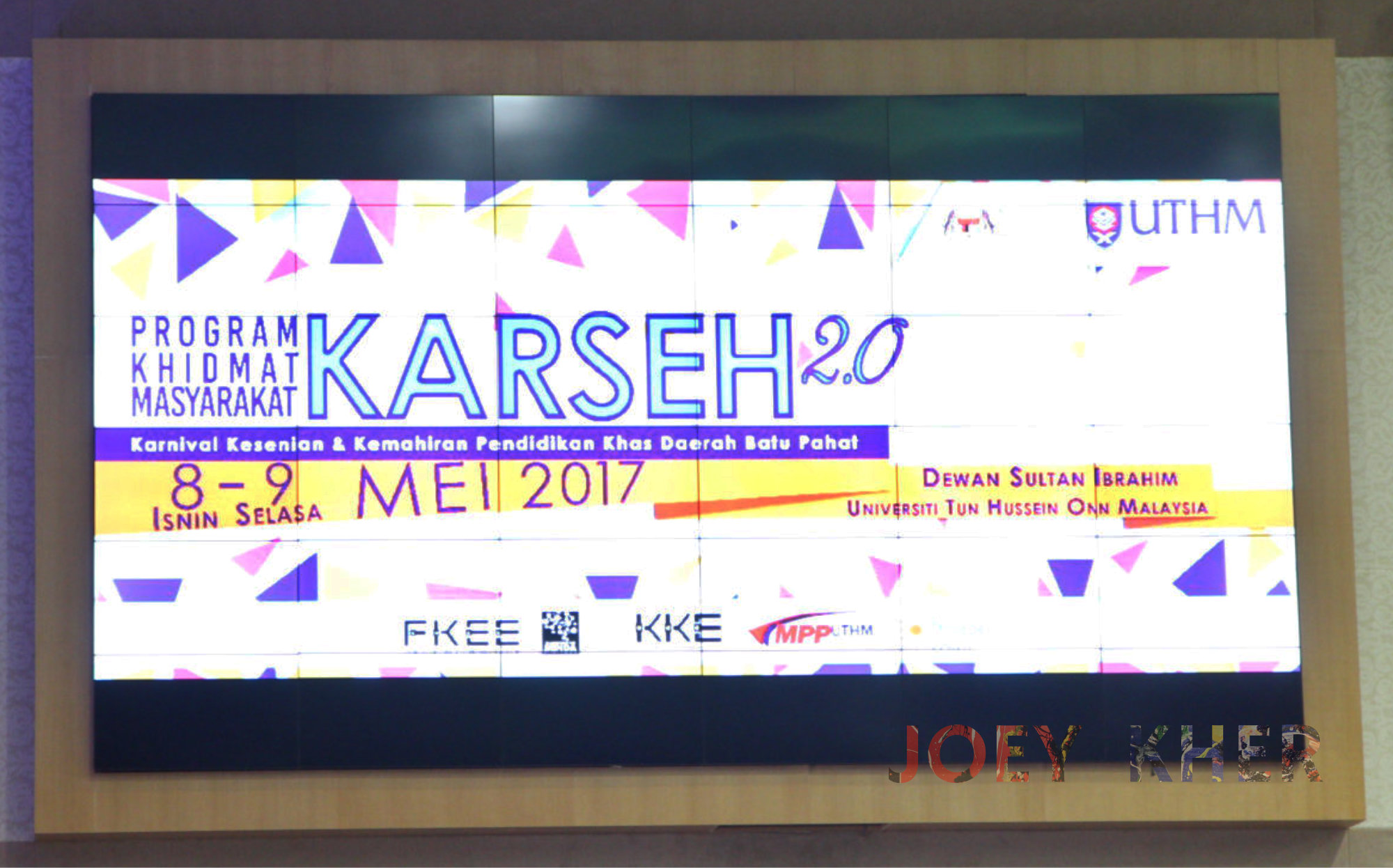 Artist Joey Kher Gallery Pendidikan Khas - UTHM